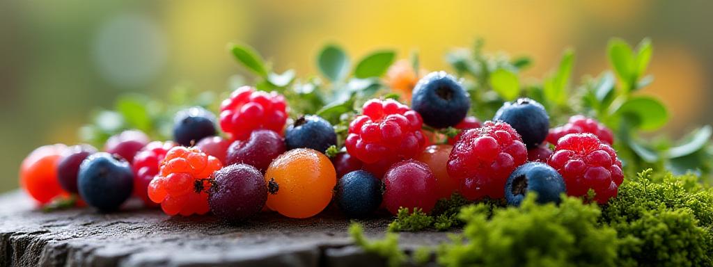 Bær og urteplukking