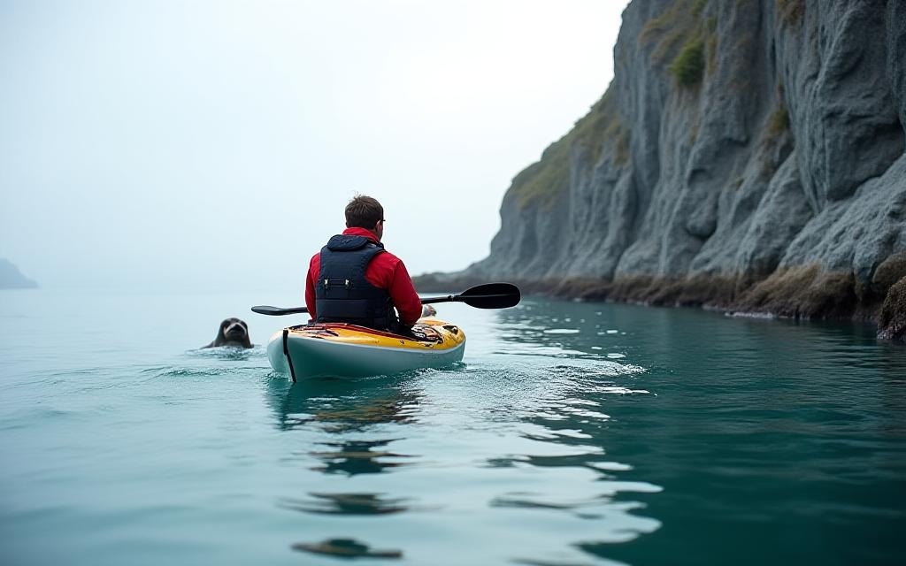 Elektrisk kajakk i arktiske farvann